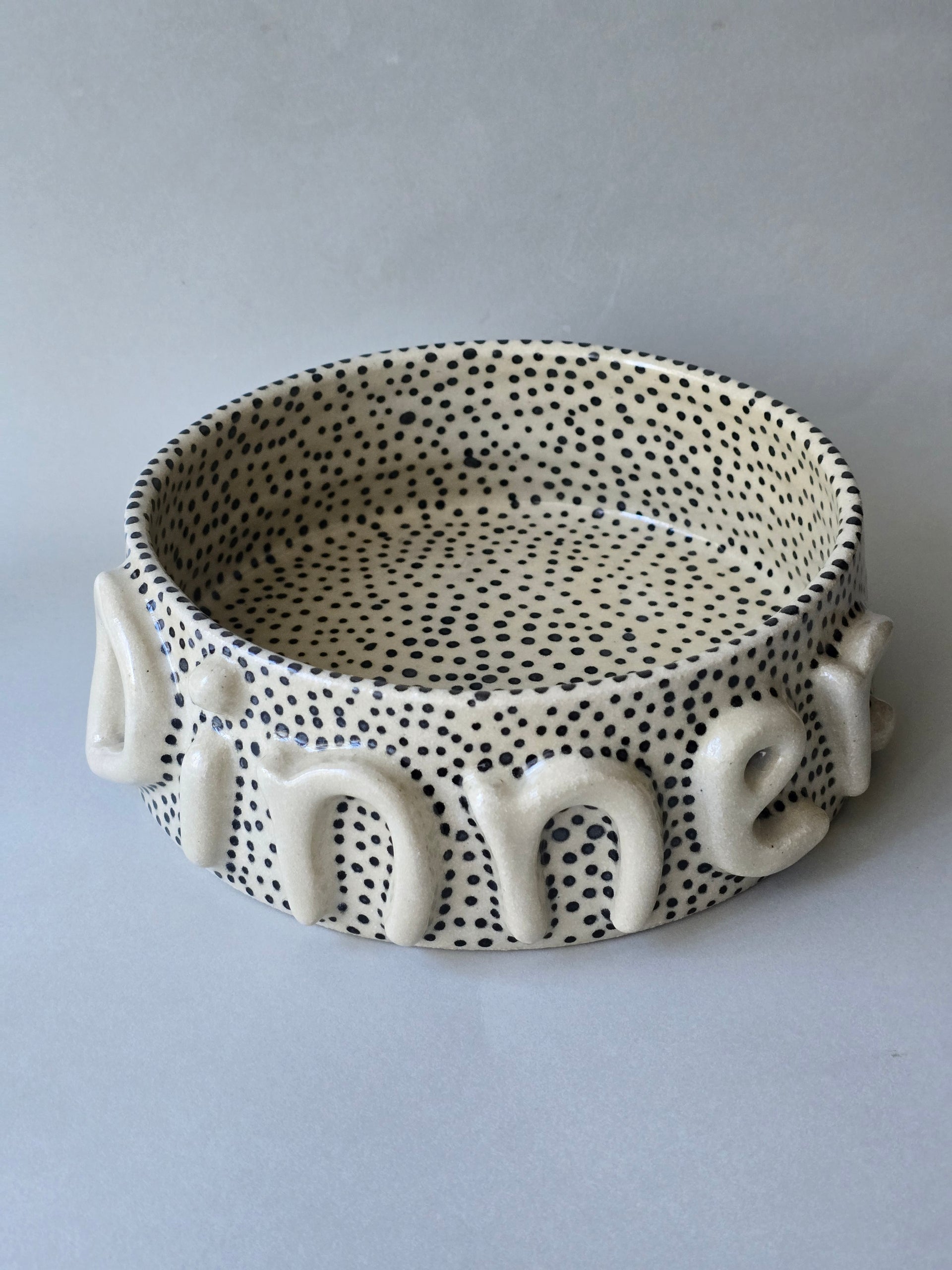 Bespoke Pet Bowl in Spotty - Made to order