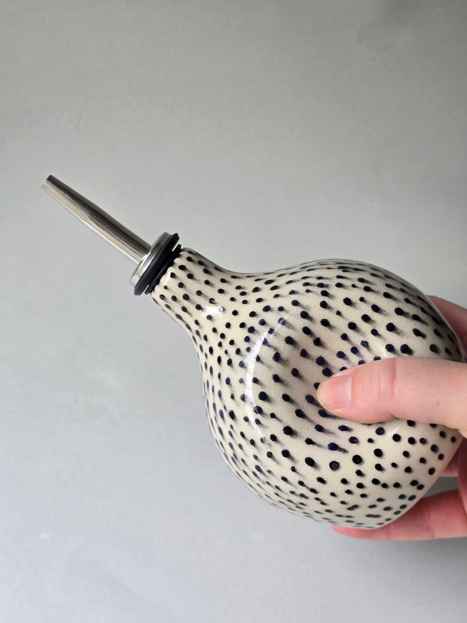 Spotty Dimple Olive Oil Bottle