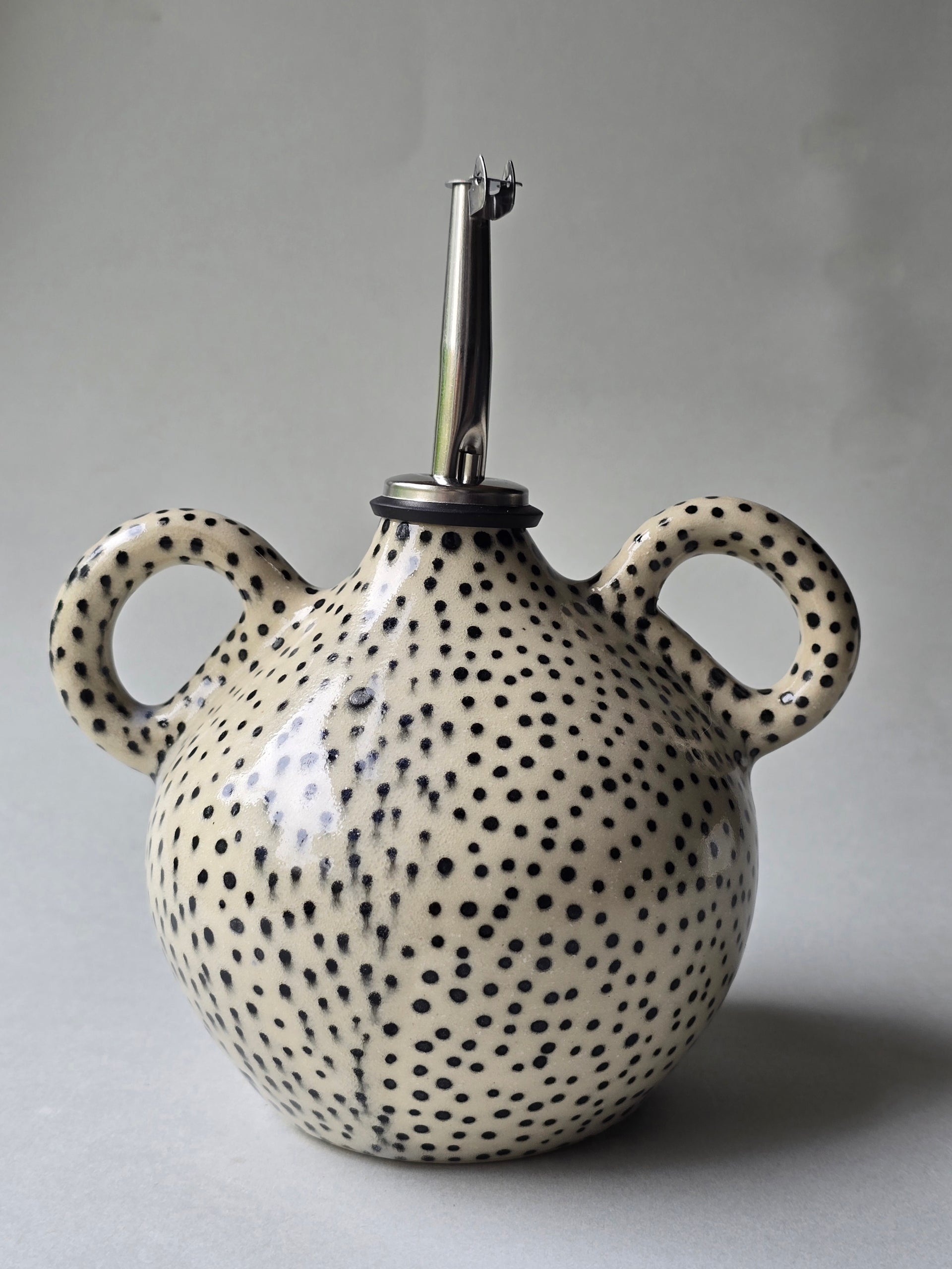Spotty Olive Oil Bottle