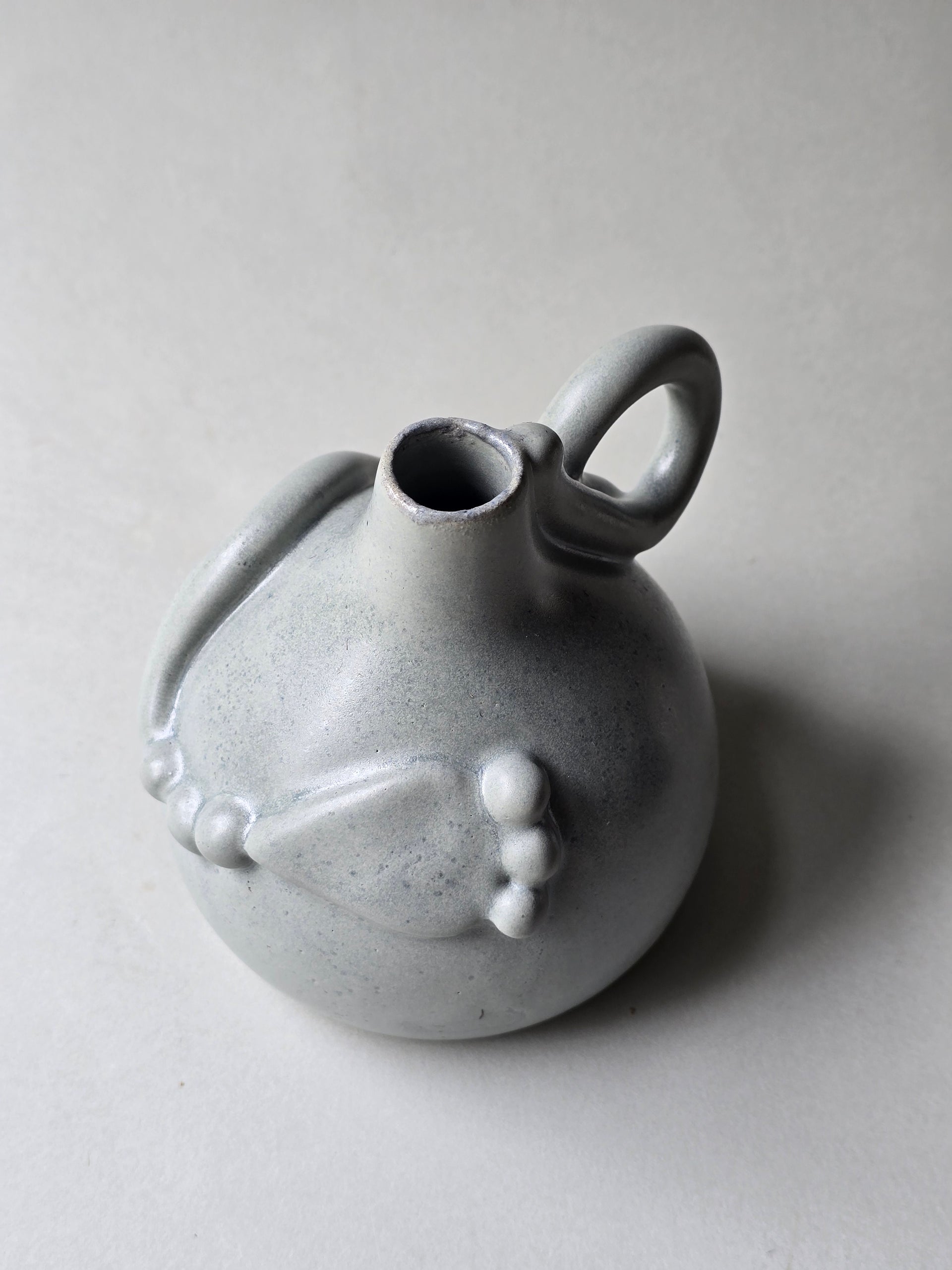 Egshell blue vase