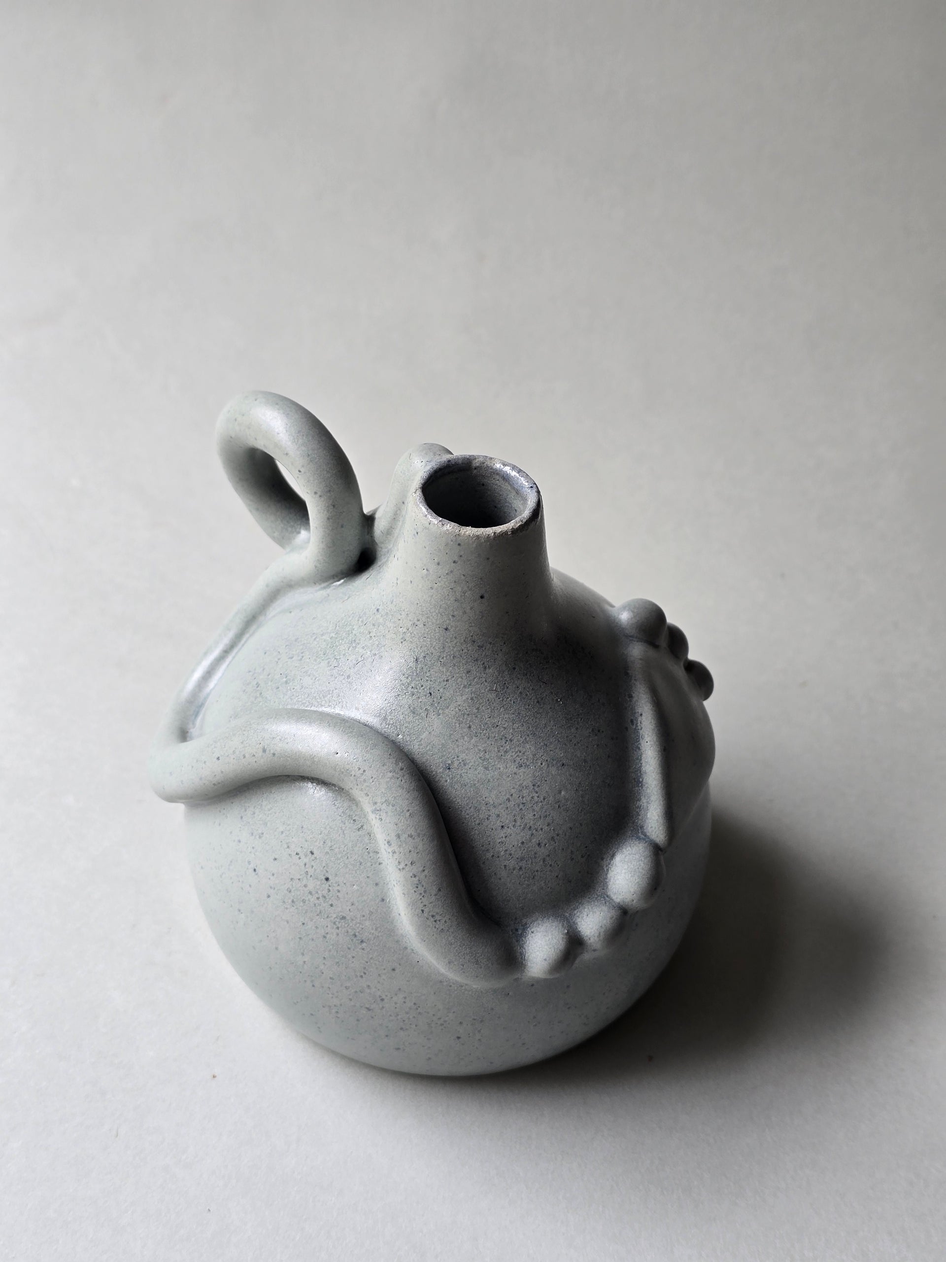 Egshell blue vase
