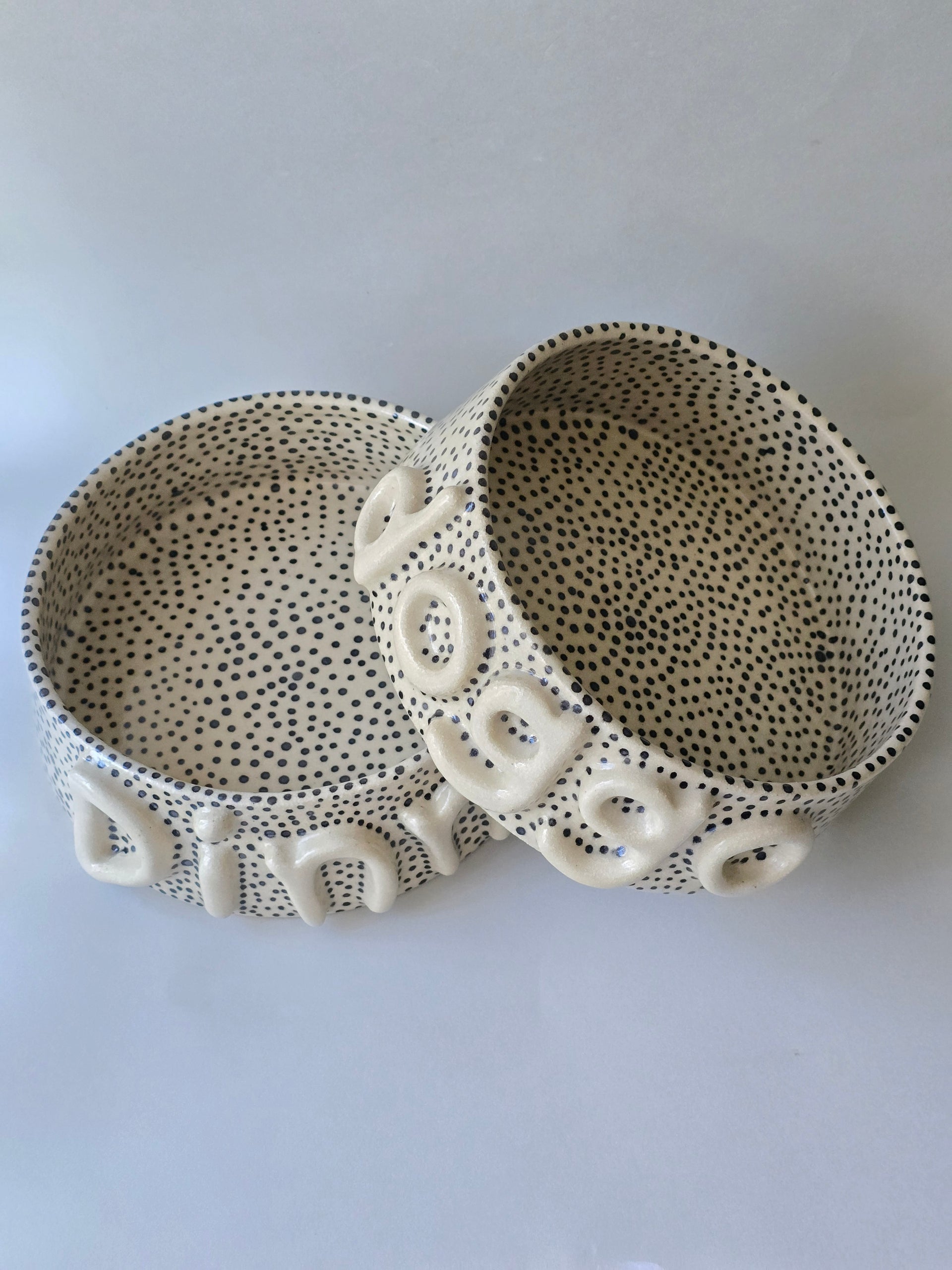 Bespoke Pet Bowl in Spotty - Made to order