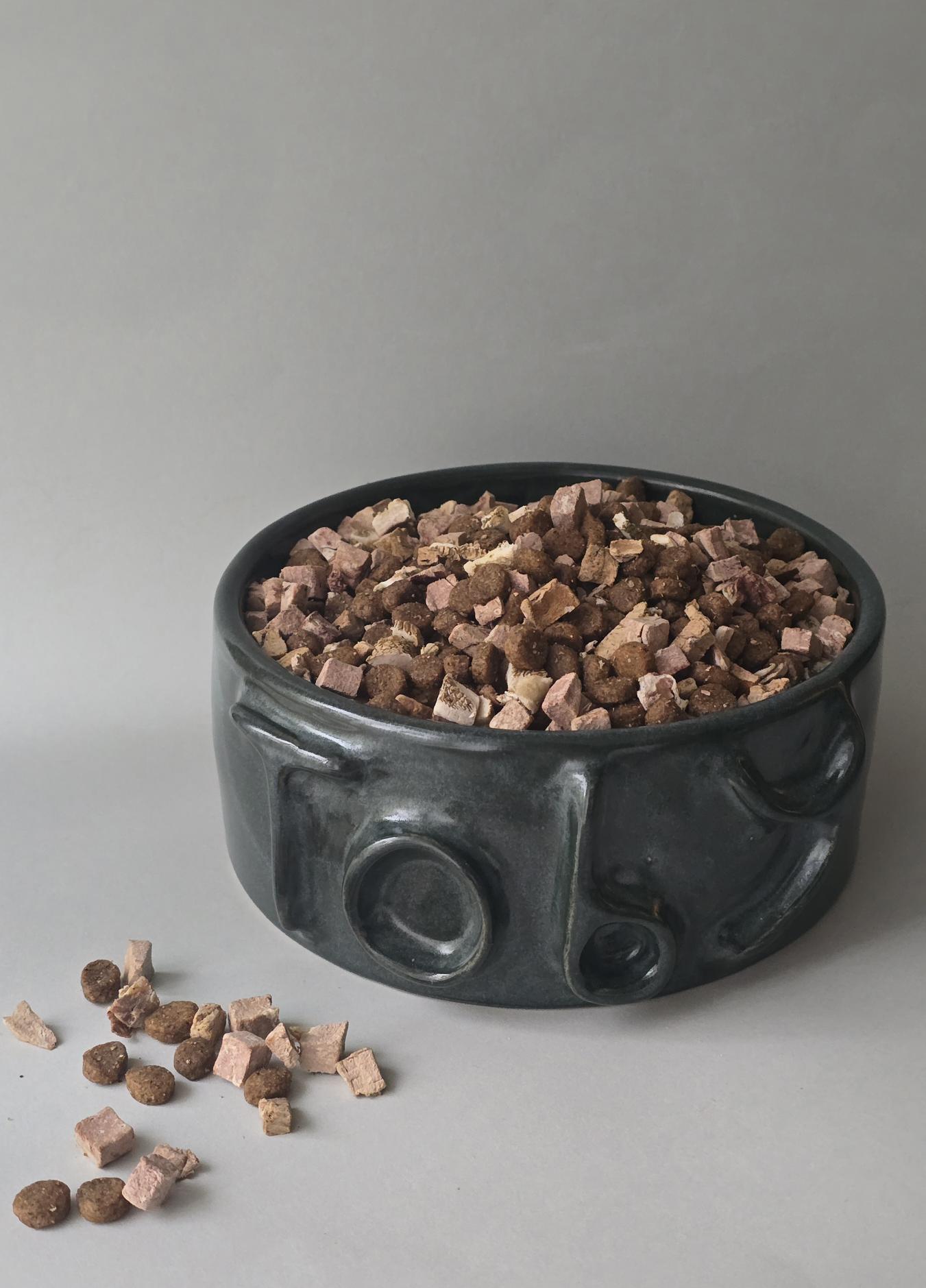 Bespoke Pet Bowl in Forest Green - Made to order